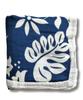 Coco Moon Plant Pattern Flower Aloha Vintage Hawaii Blanket 8 Layers of Swaddles Soft Like Silk To the Touch [Quilt Blanket/Vintage Pareo]