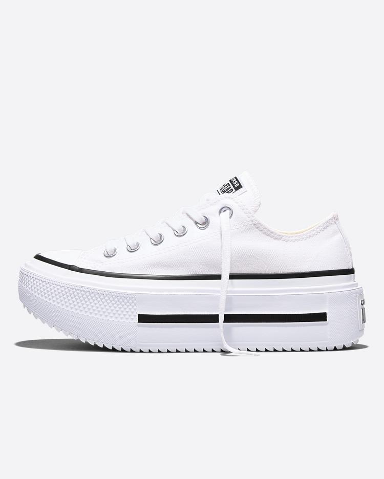 Men's Sneakers Converse Chuck Taylor All Star Lift Double Stack Low White Black White/Black/White