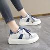 New Platform Shoes 2025 New Color Blocked Retro Casual Shoes Versatile Sneakers Fashionable and Comfortable Outdoor Women Shoes