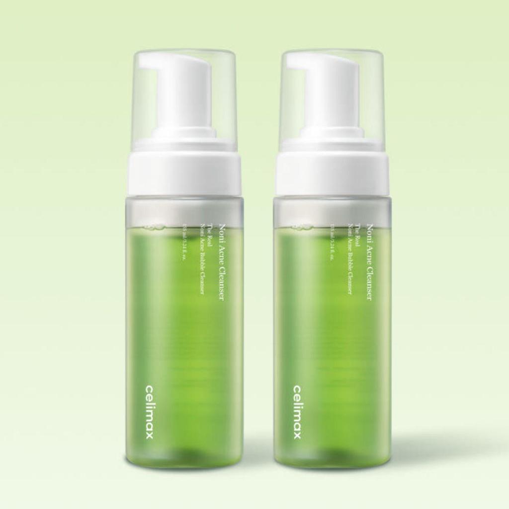 Celimax The Real Noni Acne Bubble Foam Cleanser 155ml Korean Facial Cleanser