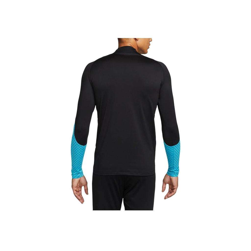 Nike Inter Milan Strike Drill Top Outdoor Casual Sports Pullover Long Sleeve Football Shirt Men tops Black Yellow DN2813-010