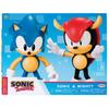 Figurine - Jakks Pacific - Sonic &amp; Mighty Sonic (x2) - Articulées - Couleurs vives - 10 cm