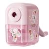Cute Cartoon Manual Pencil Sharpener with DIY Stickers for Middle School Students
