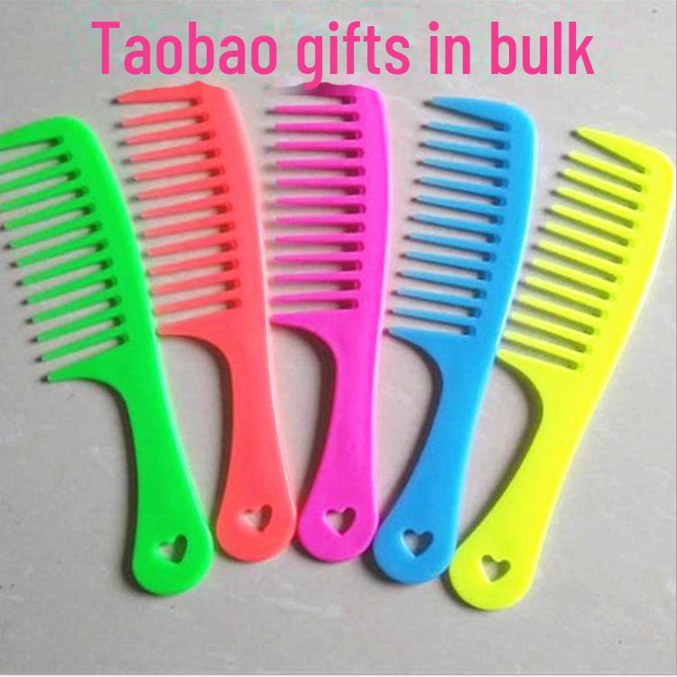 Large-Tooth Plastic Comb for Hairdressing and Makeup, Evening Styling Comb Gift