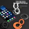 Magnetic Phone Holder and Case with Double Ring and Dual-Sided Metal Stand for Desktop and Car Mounting