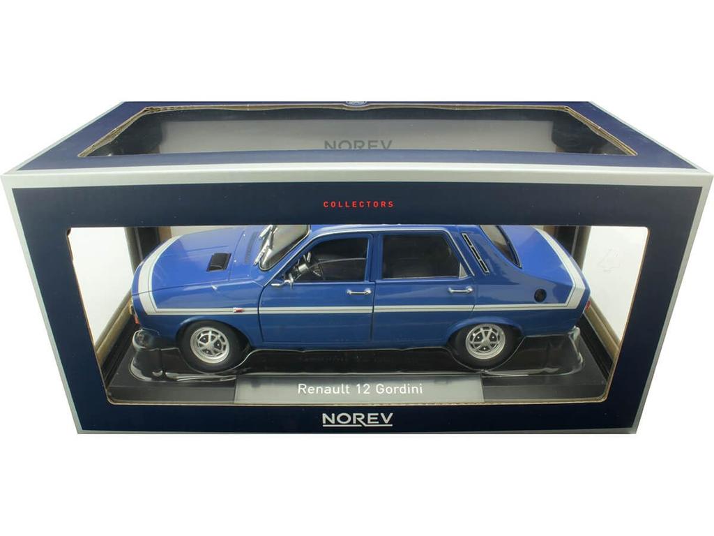 NOREV B Renault 12 Gordini 71 without scale 185248 bumper, blue, 1/18 model,