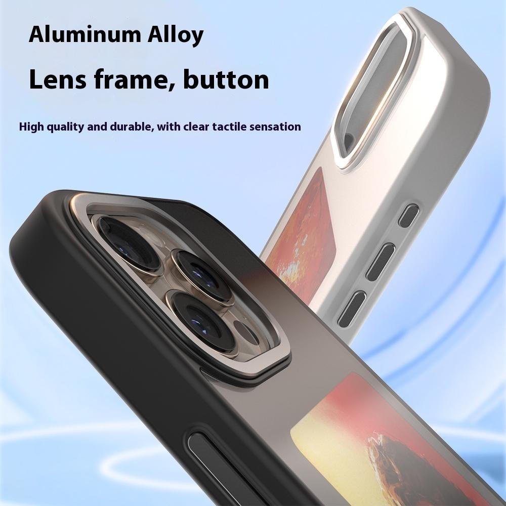 IPhone 16 Pro Max E-Ink dėklas 4 colių HD 4 spalvų NFC išmanusis ekranas telefono dangtelis