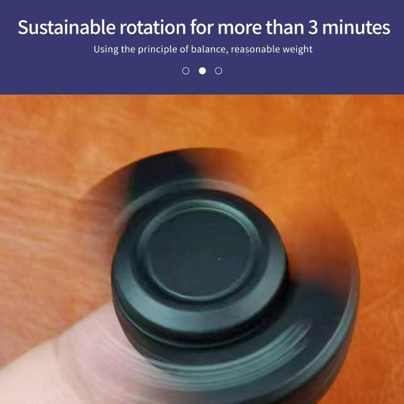 3IN1 Quiet Metal Fingertip Spinner for Adult Stress Reduce Magnetic Clickers Slider Pocket Toy for Student Relaxing