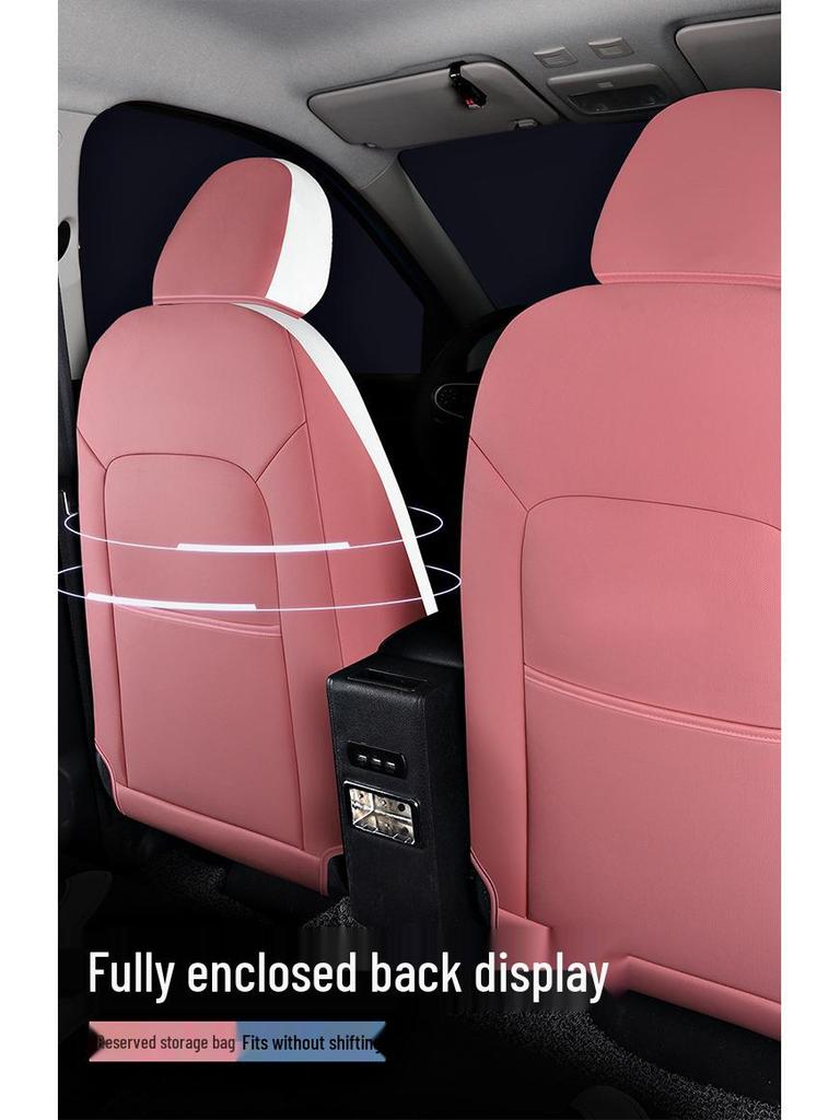 Universal Wear-Resistant Leather Seat Cushion for ORA Cars - Four Seasons Special Edition