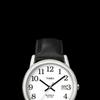 [Timex] Easy Reader Black Leather Strap Dress Watch 35mm T2H281
