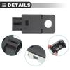 Motoforti Brake Light Switch, for GMC for Chevrolet for Cadillac, Plastic Metal, 25981009, Black,