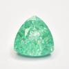 Natural Green Emerald Loose Gemstone 10.75 Ct 13x13 Mm Trillion Cut for Jewelry Making and Crafts