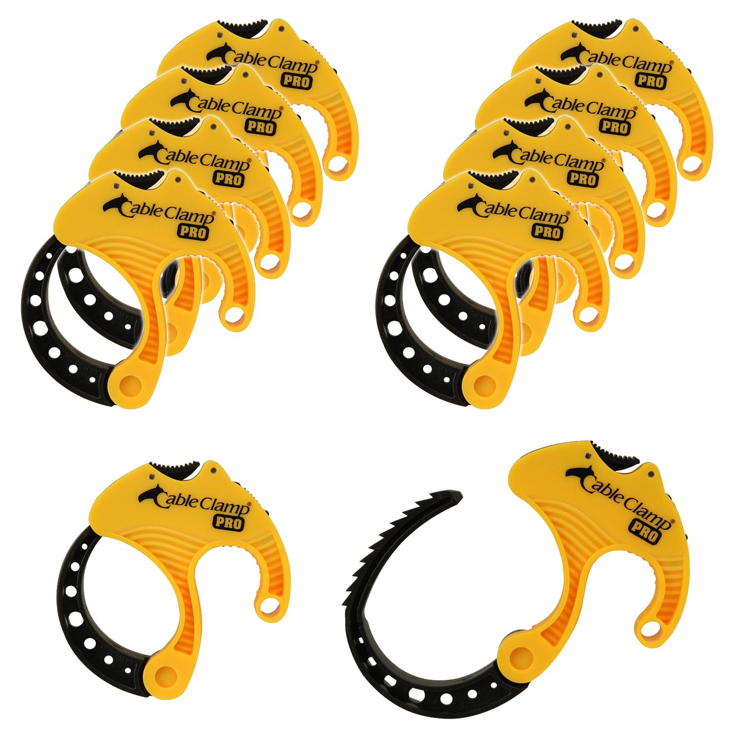 

Cable Clamp PRO Fixed Part Diameter 40mm Set of 10 E-Value CCP-M