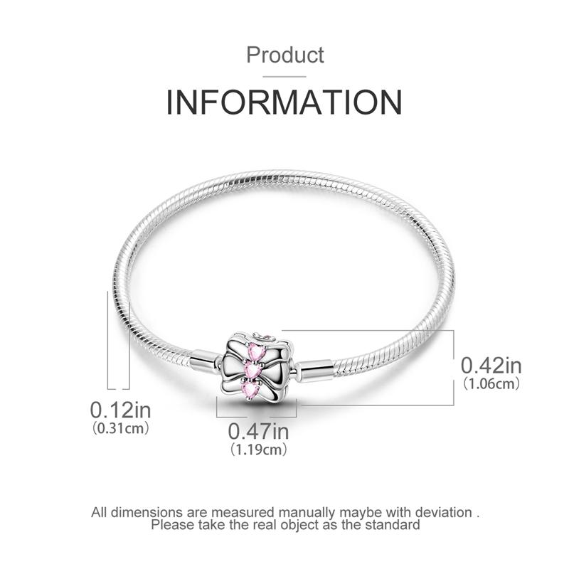 New Original 925 Silver Bracelet Heart Butterfly Bracelet For Women Fit Original Bracelet Charms Beads Jewelry DIY Gift