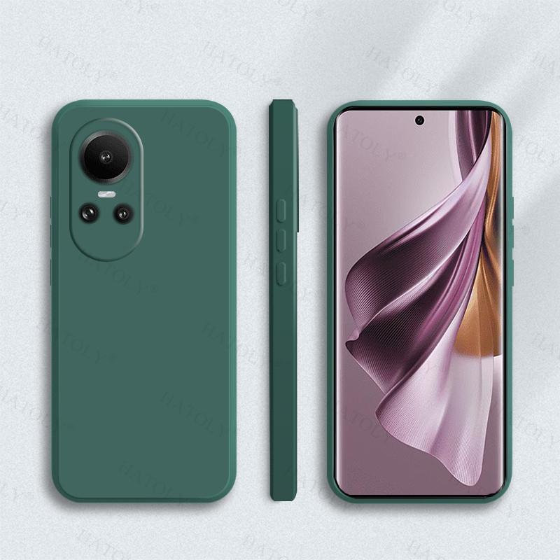 

Чехол-накладка для Oppo Reno10 Pro 5G, для Reno 10 Pro 5G, оригинальный, из жидкого силикона, конфетного цвета, полный чехол для Oppo Reno 10 Pro 5G For Reno10 5G Global