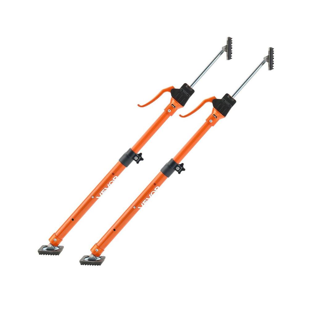 Cabinet Jack Support Pole, 2-Pack, 64.5-115 Cm Steel Telescopic Quick Support Rod, Adjustable 3rd Hand System Up To 100 Kg Capacity for Installing
