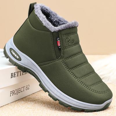 Fashion New Winter Faux Fleece, Thickened, Warm and Anti-slip Ankle Boots for Women, Casual, Comfortable and Versatile Snow Boots