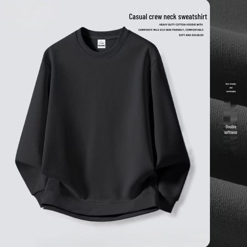 Men's Oversize Multi-color Round Neck Sweatshirt - Autumn Casual Wear