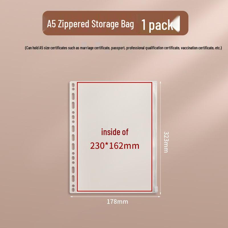 

A4 Document Storage Bag for Family Records: Organize Birth Certificates, Vaccination Records, Marriage Certificates, Passports, and Property Papers.