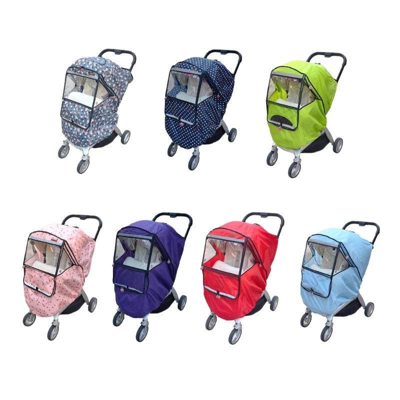 Kinderwagen Wetterschutz Regenschutz Atmungsaktive Kinderwagenabdeckung Kinderwagen Zubehör Schutzschild mit Reißverschluss
