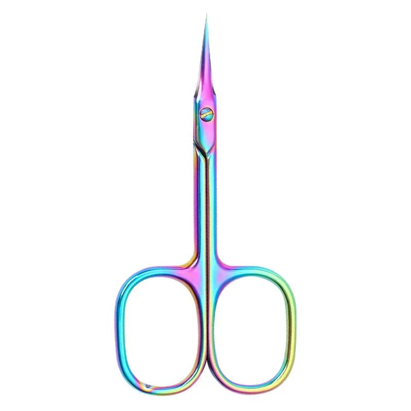 1pc Cuticle Scissors Professional Manicure Nail Tools Scissors Dead Skin Remover for Nails Art Stainless Steel Cuticle Cutter