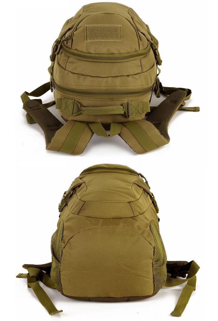 [PHOENIX IKKI] 25L Lightweight Camouflage Backpack, 5 Colors Available, Durable, Water-Resistant, Unisex, Outdoor Backpack, Casual Daypack, Brown