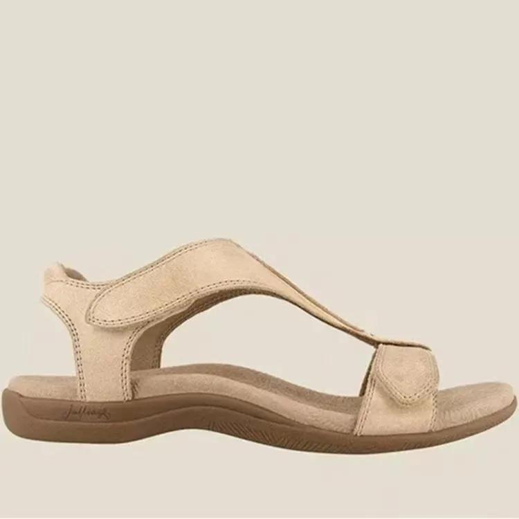 Casual Damessandalen Gesp Open Teen Zomer Voetboog Sandalen Vintage Wedge Slippers Platform Strand Sandalen