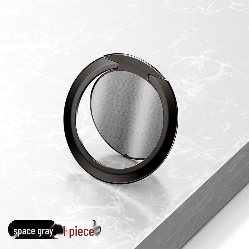 

Ultra-Thin Metal Phone Ring Holder Stand - Multifunctional Universal Model for Desktop Use