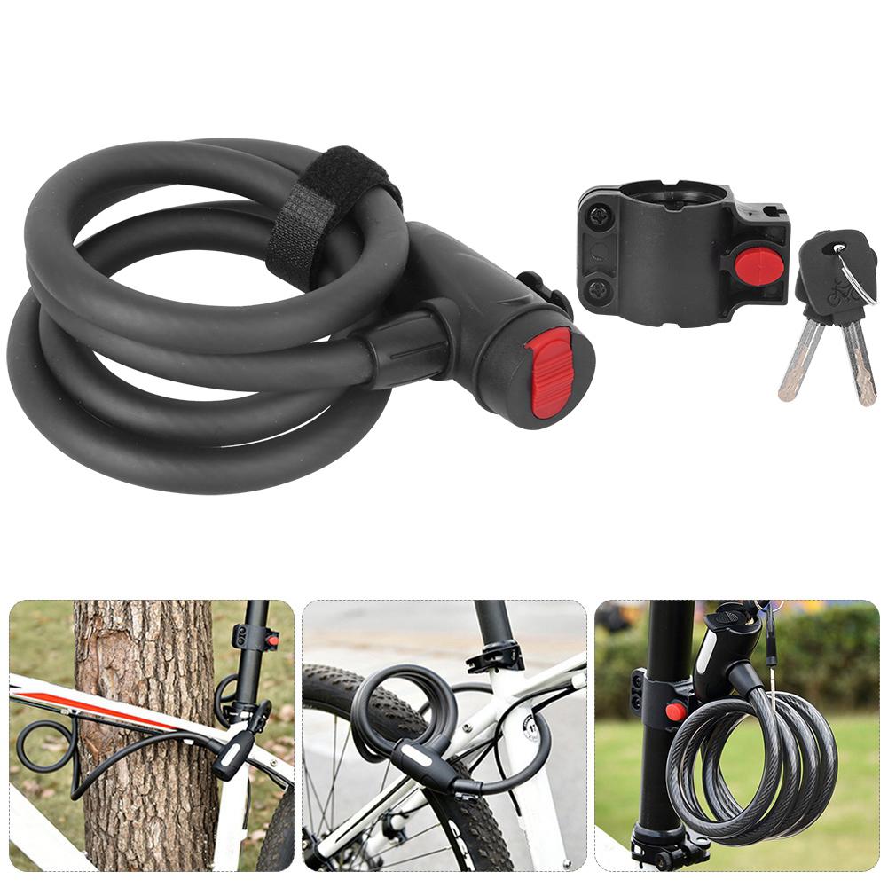 Wheelup Hochfestes Stahlkabel Mountainbike Diebstahlsicherung Sicherer Schutz Fahrradfahren