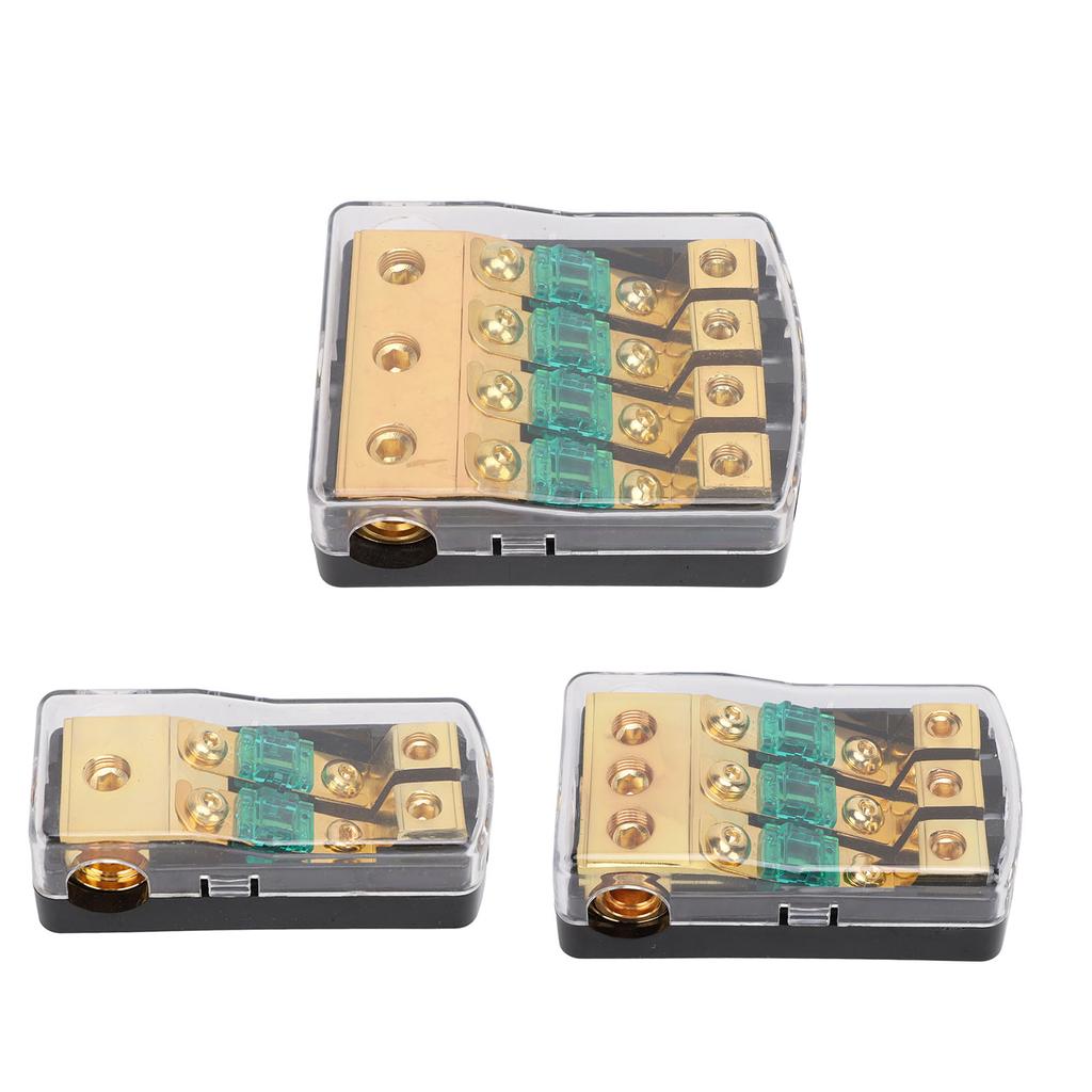 Mini ANL Fuse Holder 0 2 4 Gauge In 4 6 8 Gauge Out 60 Amp Fuse Distribution Block for Car Truck Boa