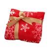 Christmas Snowflakes Printed Blanket for Sofa Bed Travel Camping Living Room Office Conditioning Blanket for All Seasons Gifts
