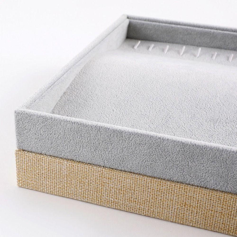 Large Capacity Velvet Jewelry Tray Necklaces Jewelry Display Holder  Jewelry Seller