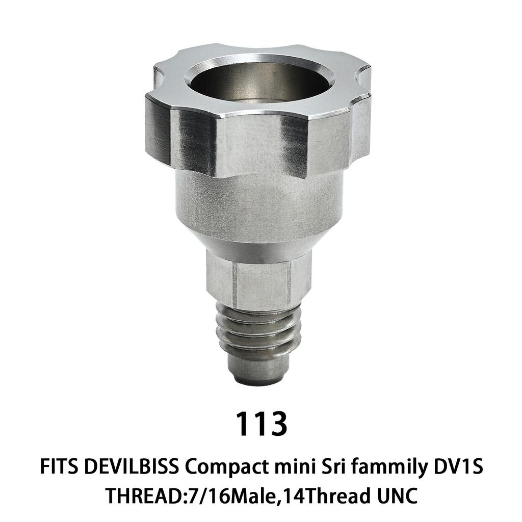 Stainless Steel Spray Gun Adapters Sprayer Connector Adapters Connector Cup Adapters for Various Types of Sprayers