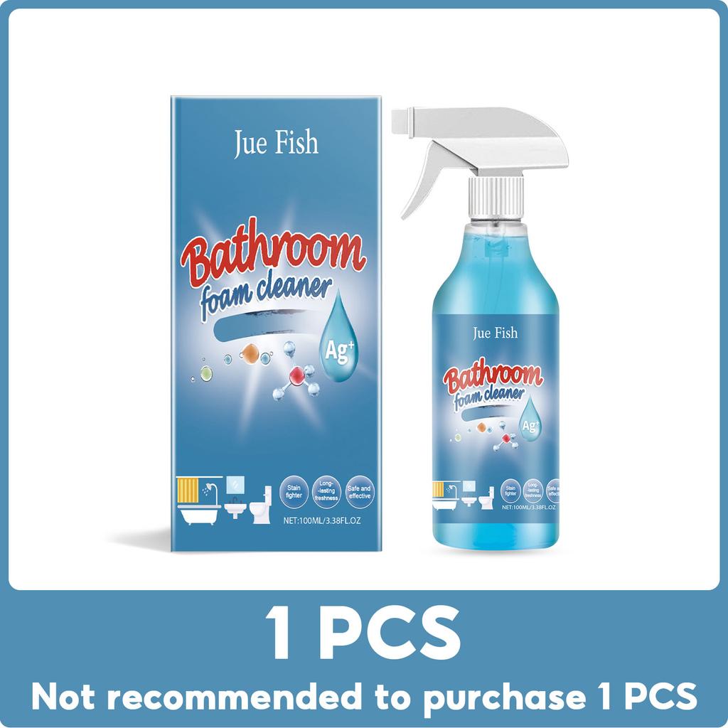All-in-One Bathroom Cleaner Liquid - Bathtub Shower Glass Toilet Ceramic Tile Cleaner Rust Decontamination Toilet Descaling