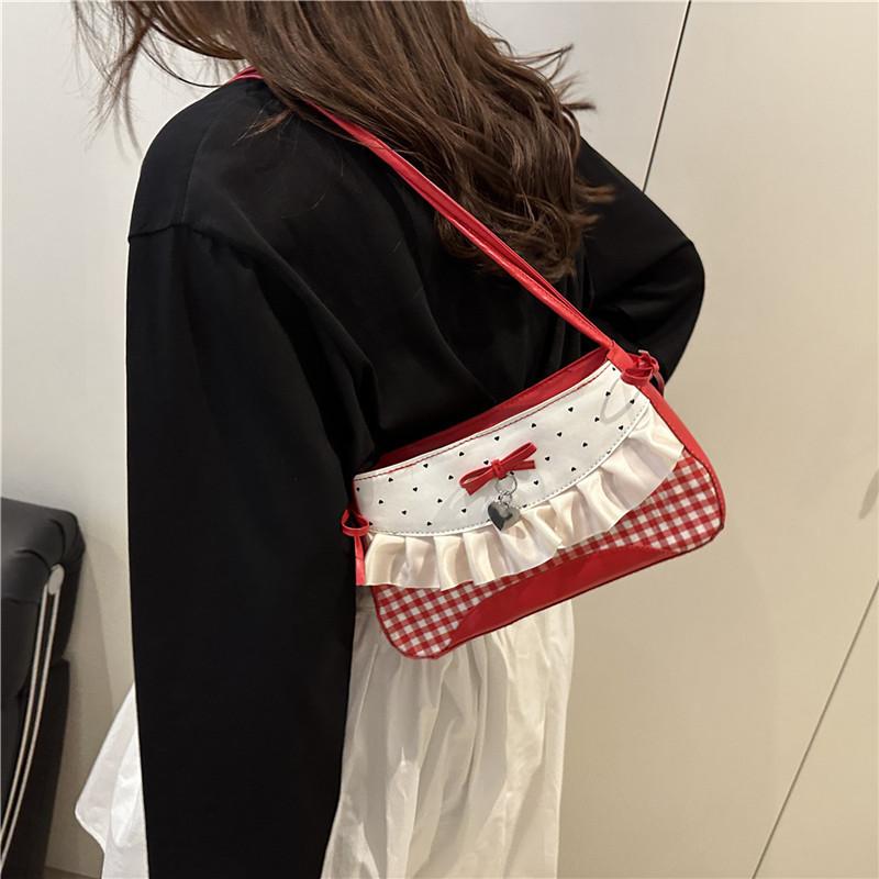 Pu Crossbody Bag For Women With Zipper Closure And Inner Pouch For Daily Use