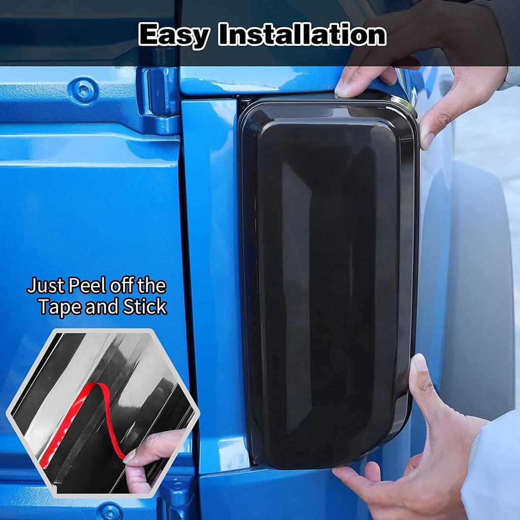 Tailgate Lamp Cover Trunk Warning Lamp Cover for Ford Bronco +Accessories