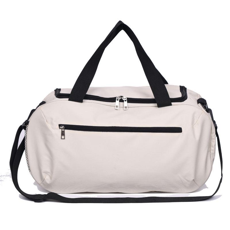 

Dry Wet Separation Bags Multifunctional Fitness Training Bag Poland Flag Printed Wear-resistant Pockets Yoga Gym Basketball Bag off білий колір