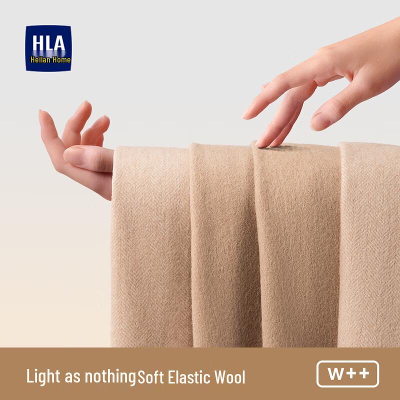 HLA Men's Pure Wool Neck Warmer Scarf