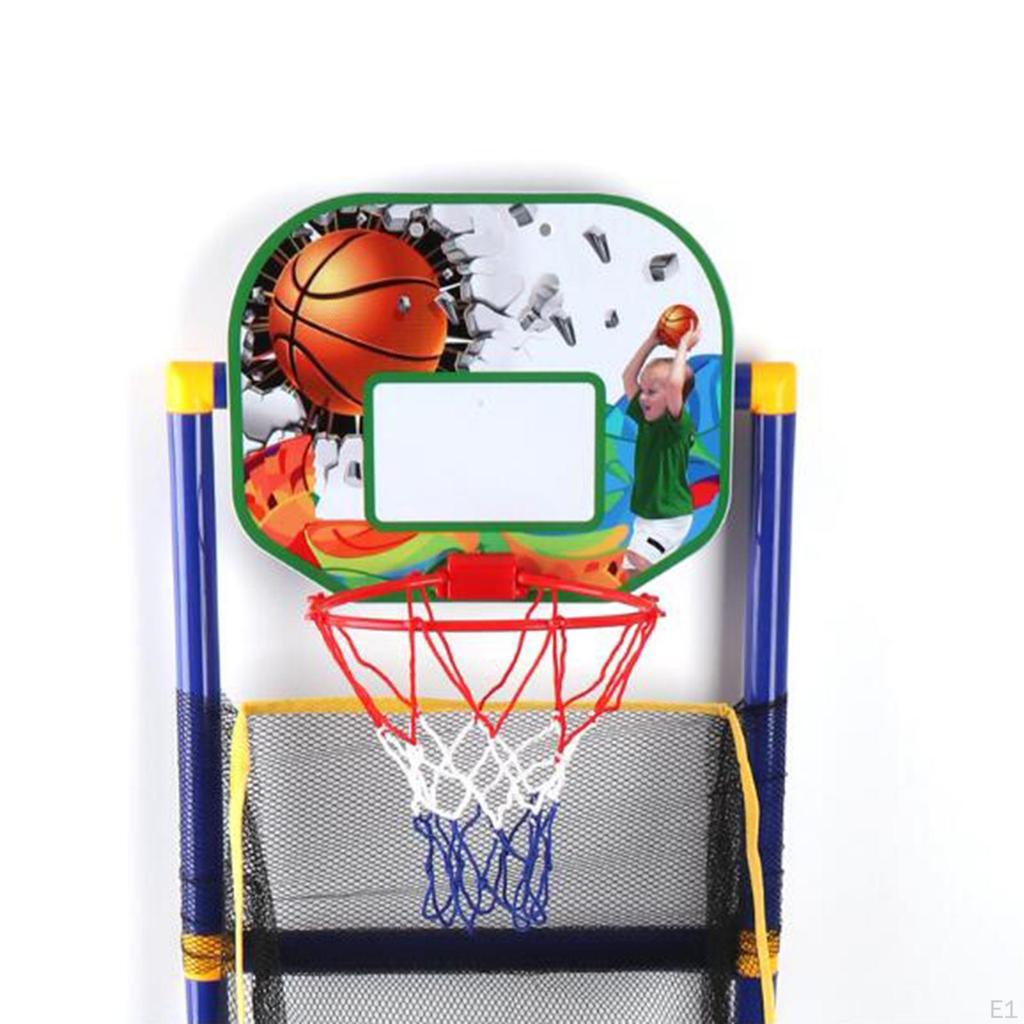 Set da Basket Arcade con Altezza Regolabile per il Gioco dei Bambini