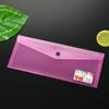 1 Pz Set di Buste di Plastica A6 Trasparenti Cartelle Busta Porta Documenti Colorate Studenti Borsa per Imballaggio Carta Cartellina