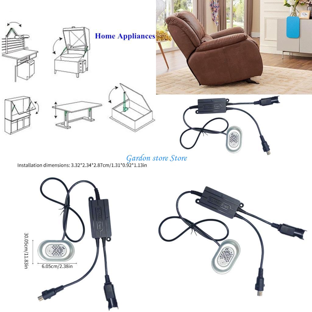 B0KB Motorized Sofa Controllers With Voices Recognition Technology for Practical Positioning and LED Light Management