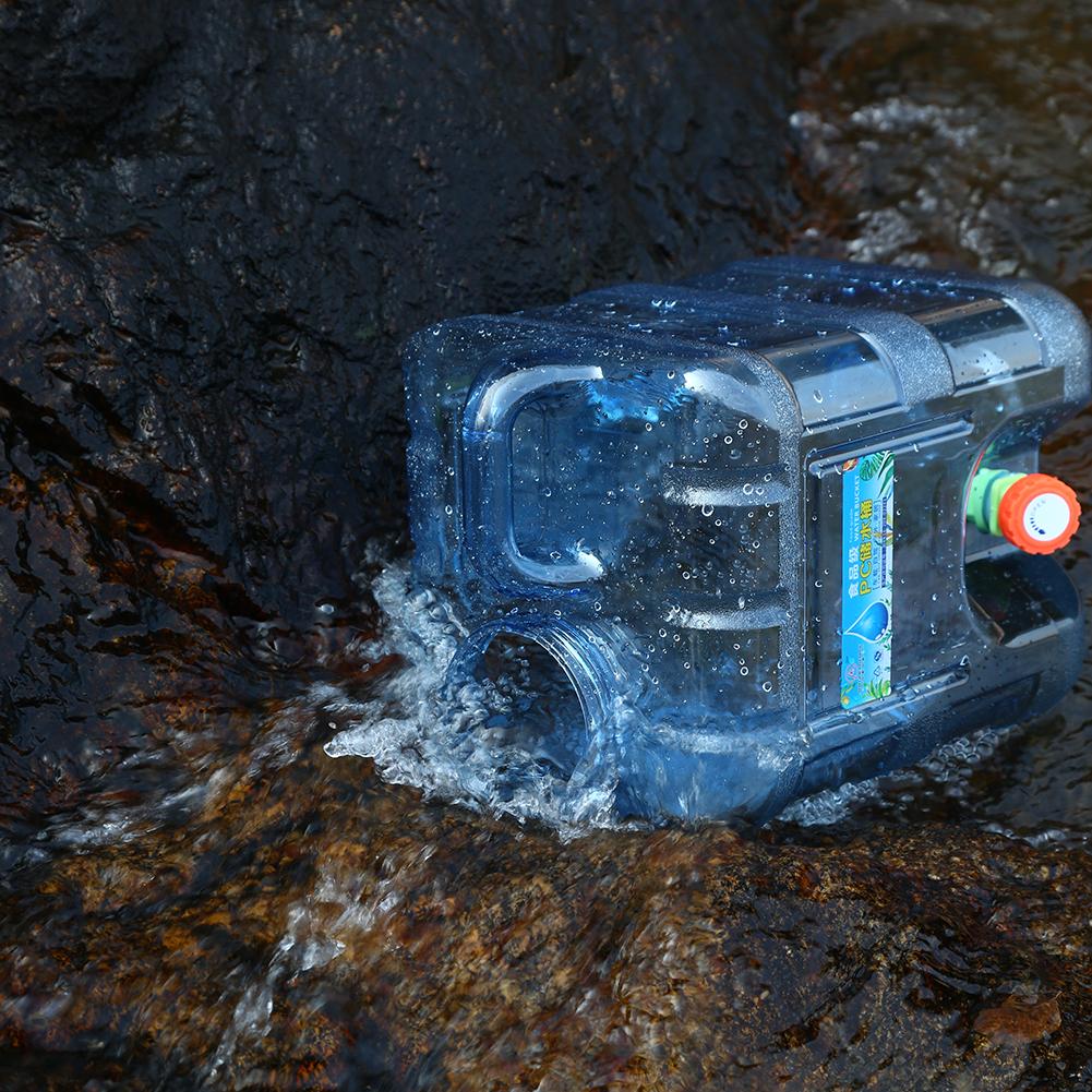 18/20/22L Camping-Wasserbehälter Auslaufsicherer Reinwasserkanister-Kit Große Kapazität Leicht zu Reinigen mit Wasserhahn für Wandern Angeln
