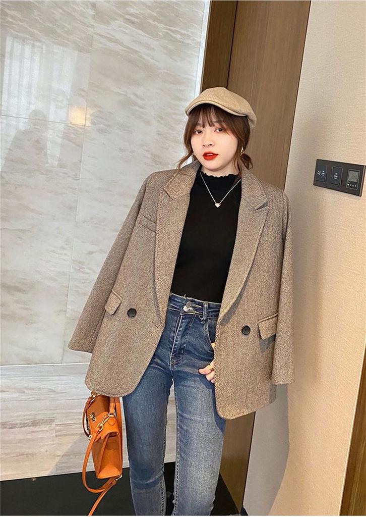 Women's Ruffled Half-High Collar Knitted Top - Stylish Spring/Autumn Base Layer Sweater, 2026 New Style