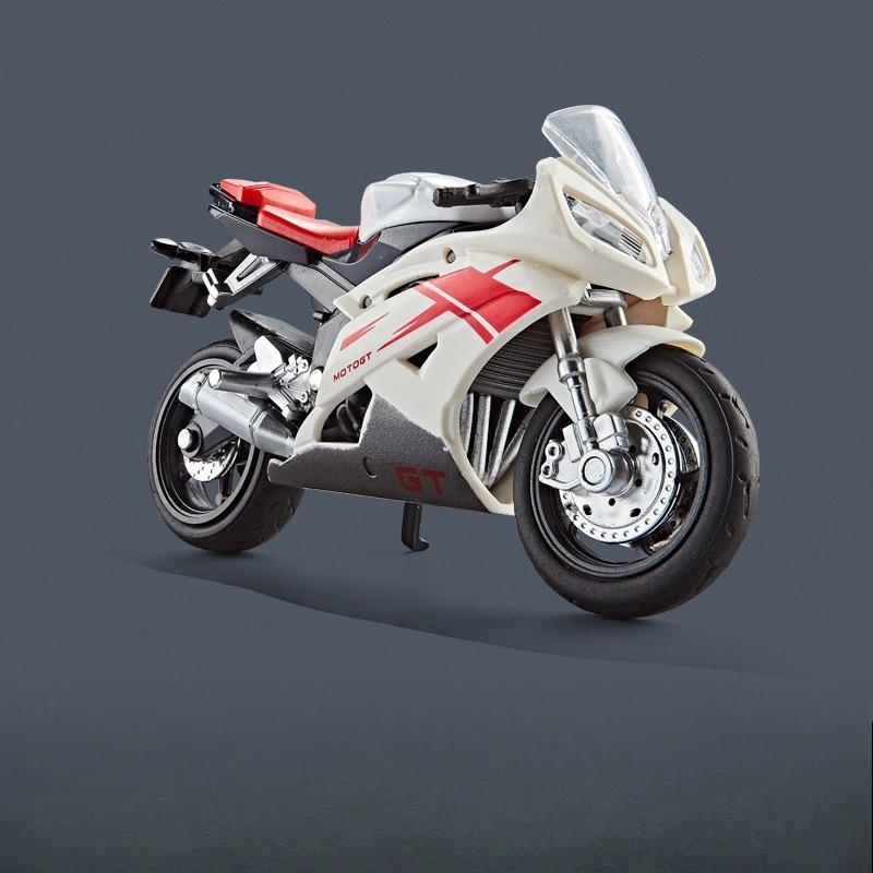 1PC 1:18 alloy motorcycle model Yamaha locomotive ornament simulation toy gift model car