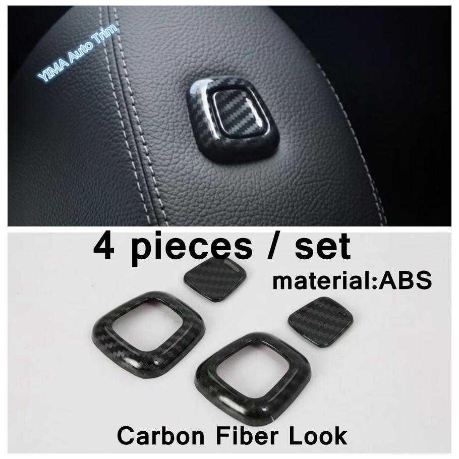 Car Glass Lift / AC Vent Outlet / Steering Wheel Decor Cover Trim ABS Accessories For Mercedes-Benz GLE GLS Gle320 450