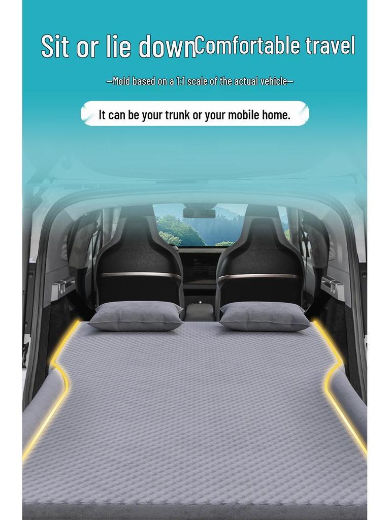 Zeekr X Car Bed: Inflatable Rear Seat Sleeping Pad & Air Cushion, Compatible with 25 Models.