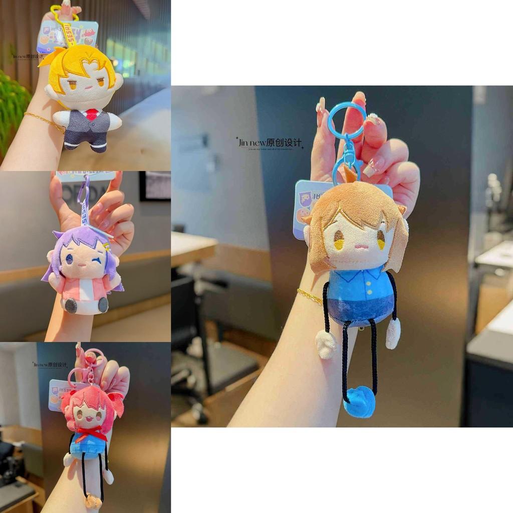 Cartoon Characters Plush Keychain With Magnetic Attachable For Anime Collector Fans