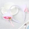 Cute Cat Fox Ears Headband Bell Bow Cosplay Halloween Party Fancy Costume Hair Accessories for Girls
