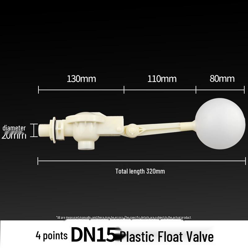 

Adjustable ABS Plastic Float Valve for Automatic Water Tank Level Control