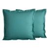Drap housse 180 x 200 cm bonnet 30 cm "Prémium" pour lit 2 places King Size - Prémium Cyan